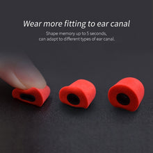 Load image into Gallery viewer, KZ 6 PCS Sound Insulation Noise Cancelling Memory Foam Earbuds Kit for All In-ear Earphone, Size: L &amp; M &amp; S