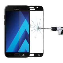 Load image into Gallery viewer, For Galaxy A3 (2017) / A320 0.33mm 9H Surface Hardness Silk-screen Full Screen Tempered Glass Screen Protector