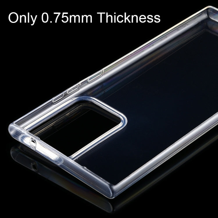 For Samsung Galaxy Note 20+ 5G 0.75mm Ultra-Thin Transparent TPU Protective Case
