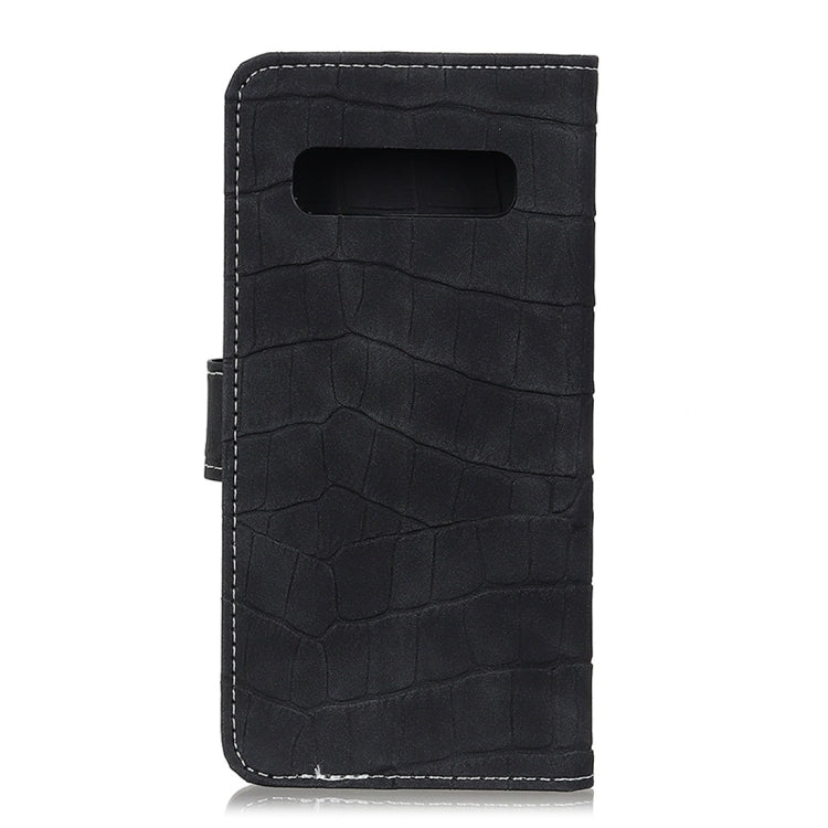 Crocodile Texture Horizontal Flip Leather Case for Galaxy S10 E, with Holder & Wallet & Card Slots & Photo Frame