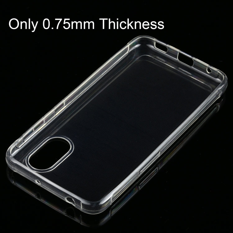 For Samsung Galaxy Xcover 5 0.75mm Ultra-thin Transparent TPU Soft Protective Case