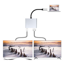 Load image into Gallery viewer, 2 in 1 Multifunctional USB-C / Type-C to HDMI+VGA HUB Docking Station