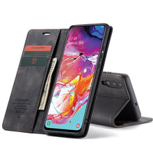 Load image into Gallery viewer, CaseMe-013 Multifunctional Retro Frosted Horizontal Flip Leather Case for Galaxy A70, with Card Slot &amp; Holder &amp; Zipper Wallet &amp; Photo Frame, For Galaxy A70