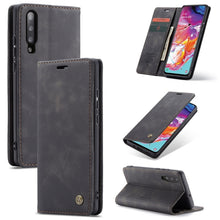 Load image into Gallery viewer, CaseMe-013 Multifunctional Retro Frosted Horizontal Flip Leather Case for Galaxy A70, with Card Slot &amp; Holder &amp; Zipper Wallet &amp; Photo Frame, For Galaxy A70