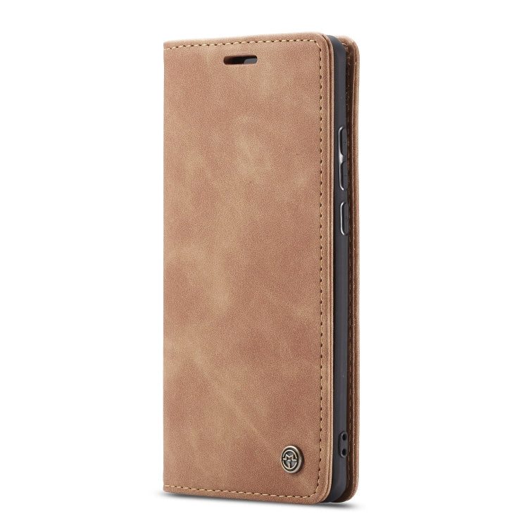 CaseMe-013 Multifunctional Retro Frosted Horizontal Flip Leather Case for Galaxy A70, with Card Slot & Holder & Zipper Wallet & Photo Frame, For Galaxy A70