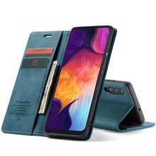 Load image into Gallery viewer, CaseMe-013 Multifunctional Retro Frosted Horizontal Flip Leather Case for Galaxy A30S / A50S / A50, with Card Slot &amp; Holder &amp; Zipper Wallet &amp; Photo Frame, For Galaxy A50
