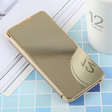 Load image into Gallery viewer, PU Electroplating Mirror Horizontal Flip Leather Case for Galaxy S10, with Holder