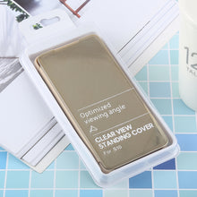 Load image into Gallery viewer, PU Electroplating Mirror Horizontal Flip Leather Case for Galaxy S10, with Holder