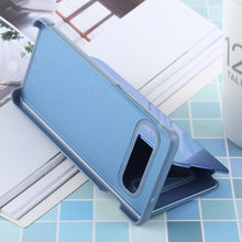 Load image into Gallery viewer, PU Electroplating Mirror Horizontal Flip Leather Case for Galaxy S10, with Holder, For Galaxy S10