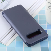 Load image into Gallery viewer, PU Electroplating Mirror Horizontal Flip Leather Case for Galaxy S10 Plus, with Holder, For Galaxy S10 Plus
