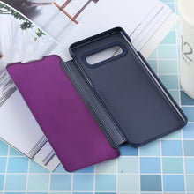 Load image into Gallery viewer, PU Electroplating Mirror Horizontal Flip Leather Case for Galaxy S10 Plus, with Holder, For Galaxy S10 Plus