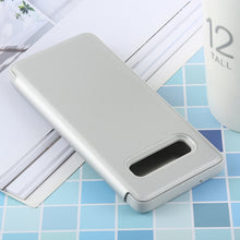 Load image into Gallery viewer, PU Electroplating Mirror Horizontal Flip Leather Case for Galaxy S10 Plus, with Holder