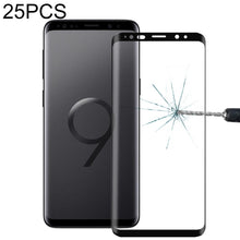 Load image into Gallery viewer, 25 PCS For Galaxy S9 Plus 0.33mm 9H Surface Hardness 3D Curved Edge Anti-scratch Full Screen HD Full Glue Glass Screen Protector