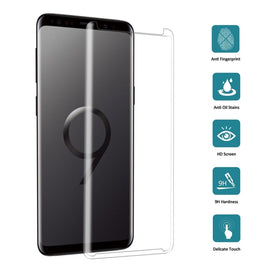 25 PCS For Galaxy S9 Plus Case Friendly Screen Curved Tempered Glass Film