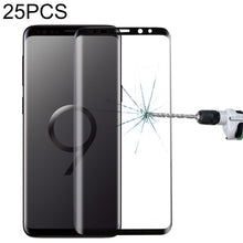 Load image into Gallery viewer, 25 PCS For Galaxy S9 9H Surface Hardness 3D Curved Edge Anti-scratch Full Screen HD Tempered Glass Screen Protector, For Galaxy S9, Full (25 PCS), For Galaxy S9