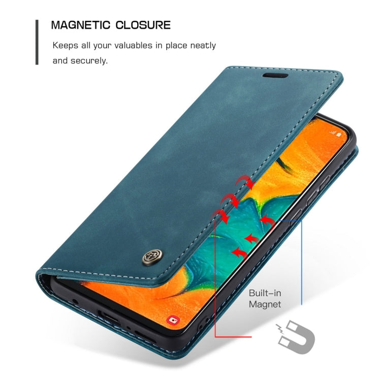 CaseMe-013 Multifunctional Retro Frosted Horizontal Flip Leather Case for Galaxy A40, with Card Slot & Holder & Wallet