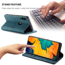 Load image into Gallery viewer, CaseMe-013 Multifunctional Retro Frosted Horizontal Flip Leather Case for Galaxy A40, with Card Slot &amp; Holder &amp; Wallet