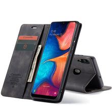 Load image into Gallery viewer, CaseMe-013 Multifunctional Retro Frosted Horizontal Flip Leather Case for Galaxy A20 / A30, with Card Slot &amp; Holder &amp; Wallet