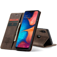 Load image into Gallery viewer, CaseMe-013 Multifunctional Retro Frosted Horizontal Flip Leather Case for Galaxy A20 / A30, with Card Slot &amp; Holder &amp; Wallet