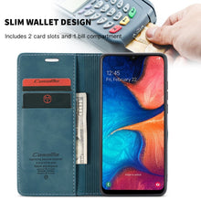 Load image into Gallery viewer, CaseMe-013 Multifunctional Retro Frosted Horizontal Flip Leather Case for Galaxy A20 / A30, with Card Slot &amp; Holder &amp; Wallet