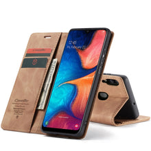 Load image into Gallery viewer, CaseMe-013 Multifunctional Retro Frosted Horizontal Flip Leather Case for Galaxy A20 / A30, with Card Slot &amp; Holder &amp; Wallet