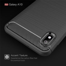 Load image into Gallery viewer, Brushed Texture Carbon Fiber Shockproof TPU Case for Galaxy A10