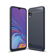 Load image into Gallery viewer, Brushed Texture Carbon Fiber Shockproof TPU Case for Galaxy A10