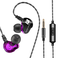 Load image into Gallery viewer, QKZ CK9 HiFi In-ear Four Unit Sports Music Headphones