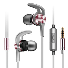 Load image into Gallery viewer, QKZ EQ1 CNC Metal Shark Fin Headphones Sports Music Headphones, Microphone Version