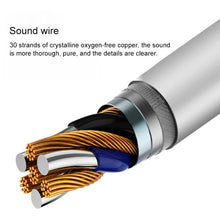 Load image into Gallery viewer, QKZ EQ1 CNC Metal Shark Fin Headphones Sports Music Headphones, Microphone Version