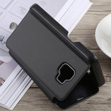 Load image into Gallery viewer, Electroplating Mirror Horizontal Flip Case for Galaxy J2 Core, with Holder, Galaxy J2 Core