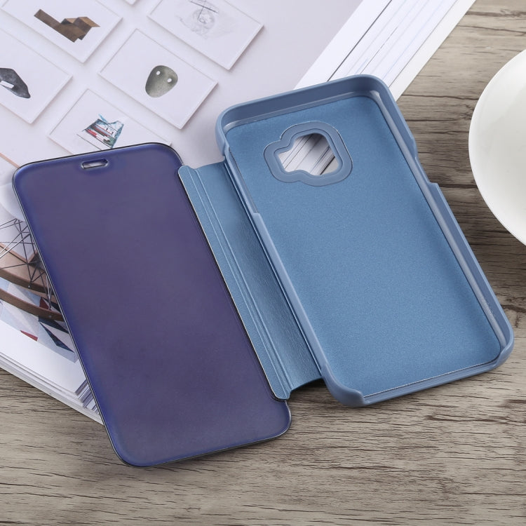 Electroplating Mirror Horizontal Flip Case for Galaxy J2 Core, with Holder, Galaxy J2 Core