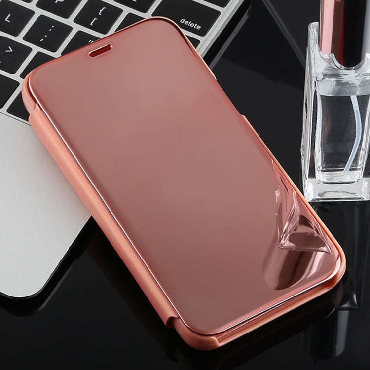 Electroplating Mirror Horizontal Flip Case for Galaxy J2 Core, with Holder