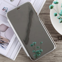 Load image into Gallery viewer, Electroplating Mirror Horizontal Flip Case for Galaxy J2 Core, with Holder
