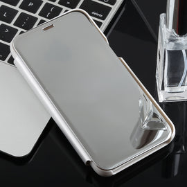 Electroplating Mirror Horizontal Flip Case for Galaxy J2 Core, with Holder