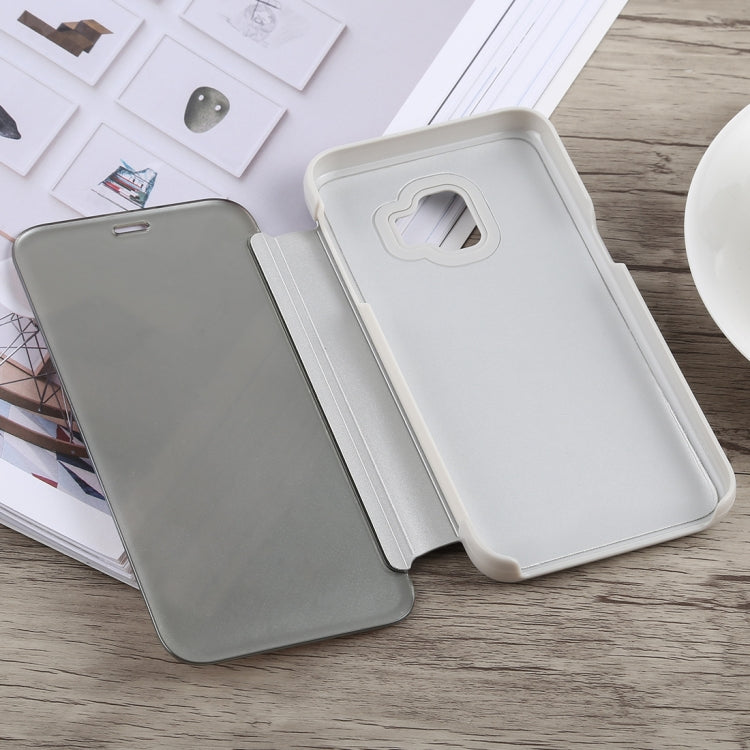 Electroplating Mirror Horizontal Flip Case for Galaxy J2 Core, with Holder