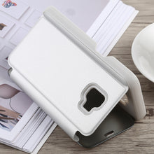 Load image into Gallery viewer, Electroplating Mirror Horizontal Flip Case for Galaxy J2 Core, with Holder