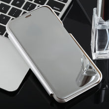 Load image into Gallery viewer, Electroplating Mirror Horizontal Flip Case for Galaxy J2 Core, with Holder, Galaxy J2 Core