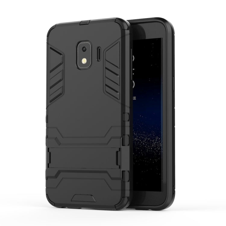 Shockproof PC + TPU Case for Galaxy J2 Core, with Holder