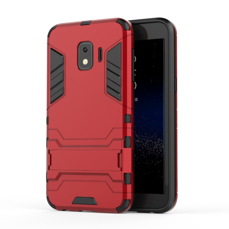 Shockproof PC + TPU Case for Galaxy J2 Core, with Holder