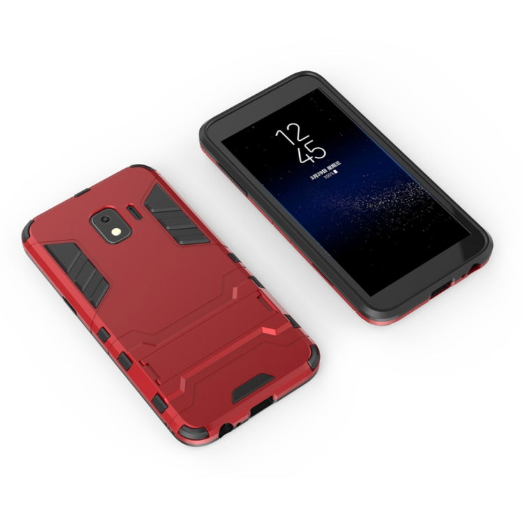 Shockproof PC + TPU Case for Galaxy J2 Core, with Holder, For Samsung Galaxy J2 Core