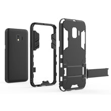 Load image into Gallery viewer, Shockproof PC + TPU Case for Galaxy J2 Core, with Holder, For Samsung Galaxy J2 Core