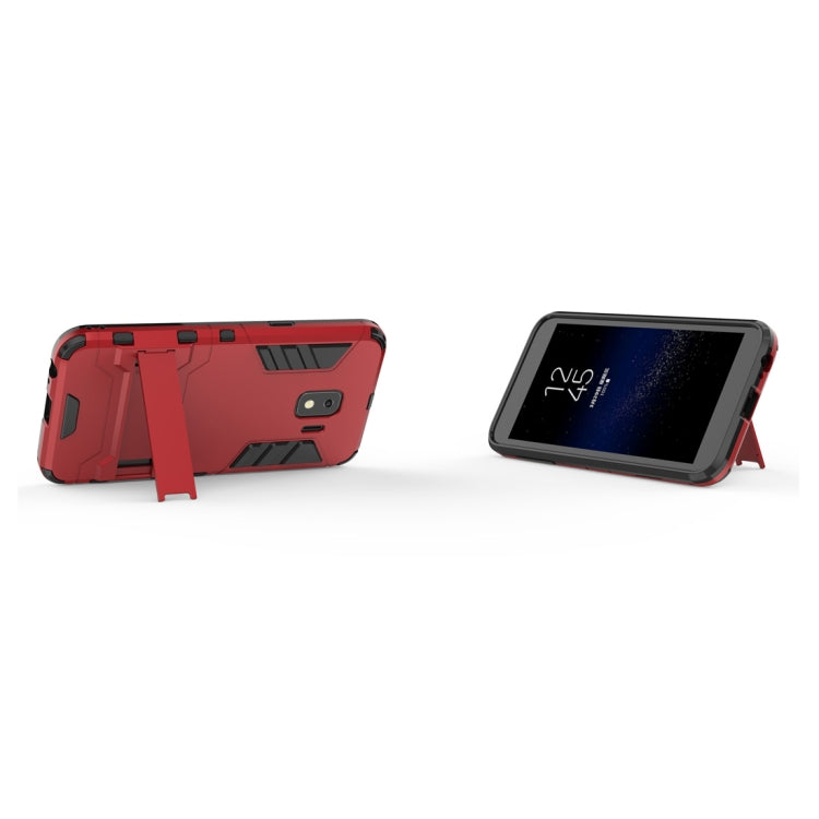Shockproof PC + TPU Case for Galaxy J2 Core, with Holder, For Samsung Galaxy J2 Core