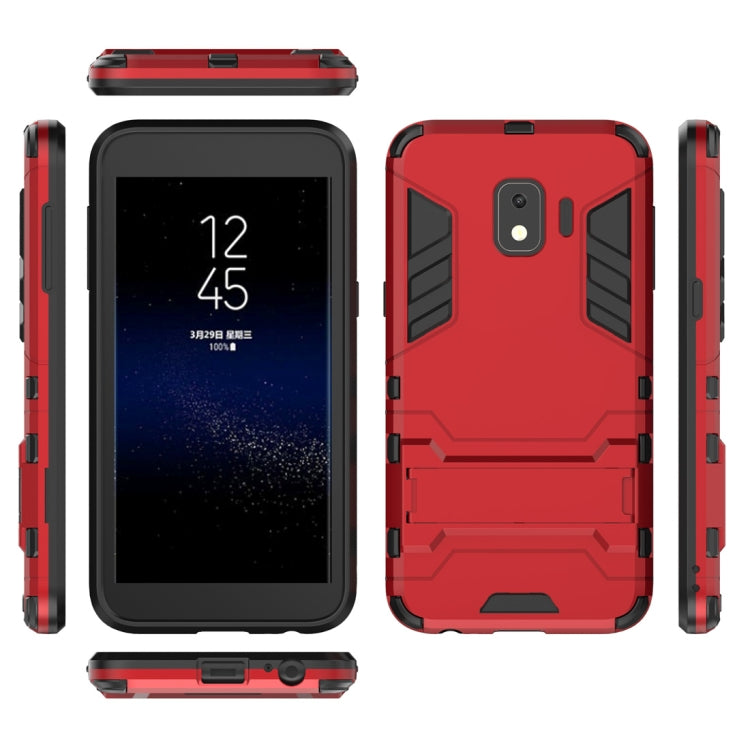 Shockproof PC + TPU Case for Galaxy J2 Core, with Holder, For Samsung Galaxy J2 Core