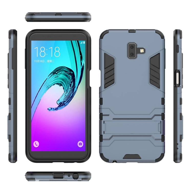 Shockproof PC + TPU Case for Galaxy J6+, with Holder