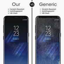 Load image into Gallery viewer, Full Glue Full Screen Curved Case Friendly Tempered Glass Film  For Galaxy S8 / G950