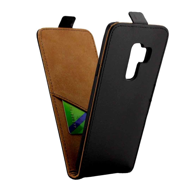 For Galaxy S9+ Vertical Flip Leather Protective Back Cover Case with Card Slot