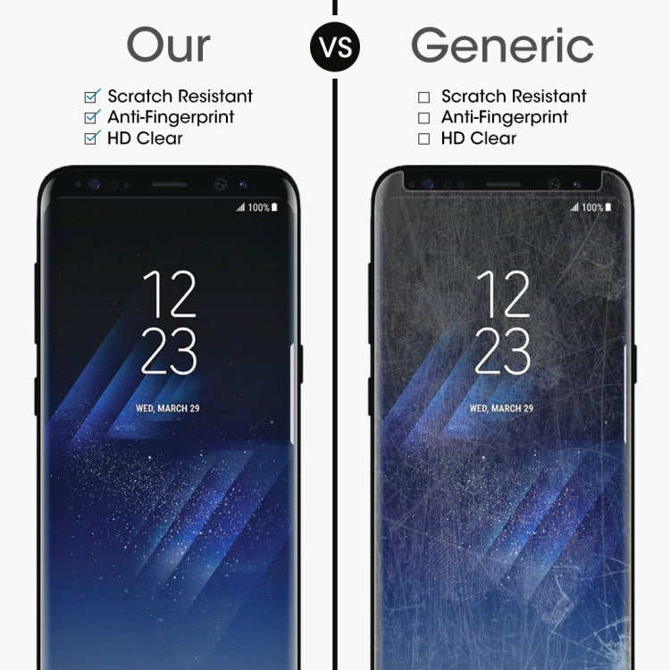 For Galaxy S8+ / G955 0.26mm 9H Surface Hardness 3D Explosion-proof Non-full Screen Curved Case Friendly Tempered Glass Film, For Galaxy S8+ / G955 Black Frame, For S8+ / G955, Galaxy S8+, For Galaxy S8+ / G955
