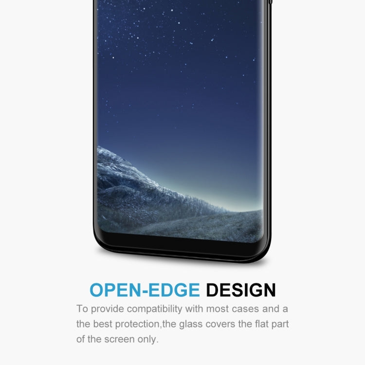 For Galaxy S8+ / G955 0.26mm 9H Surface Hardness 3D Explosion-proof Non-full Screen Curved Case Friendly Tempered Glass Film, For Galaxy S8+ / G955 Black Frame, For S8+ / G955, Galaxy S8+, For Galaxy S8+ / G955