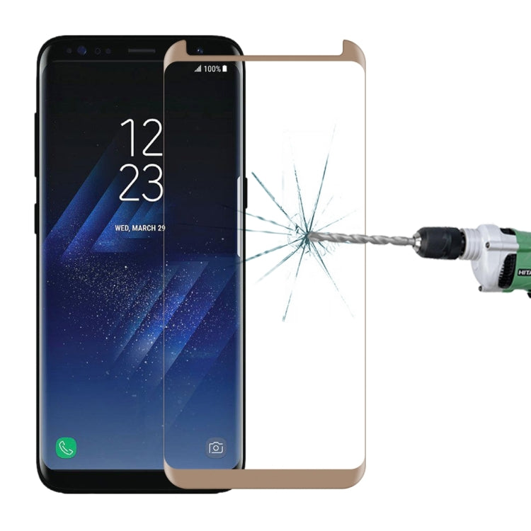 For Galaxy S8+ / G955 0.26mm 9H Surface Hardness 3D Explosion-proof Non-full Screen Curved Case Friendly Tempered Glass Film, Galaxy S8+, For Galaxy S8+ / G955, For Galaxy S8+ / G955 Black Frame, For S8+ / G955